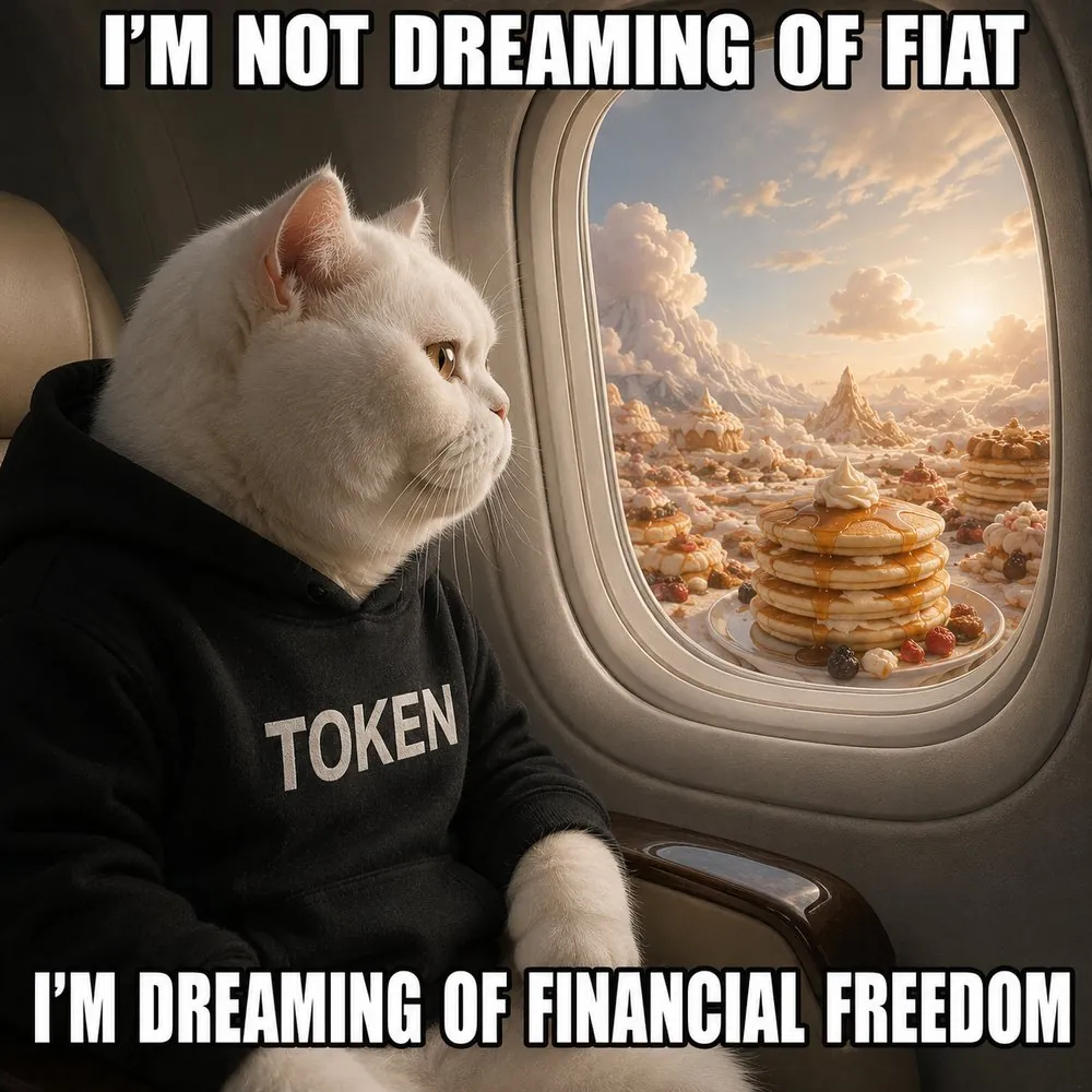 Mordas on a plane: not dreaming of fiat, dreaming of financial freedom