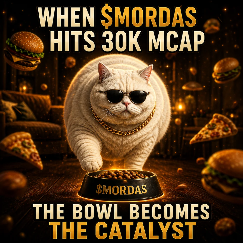 When $MORDAS hits 30K mcap, the bowl becomes the catalyst